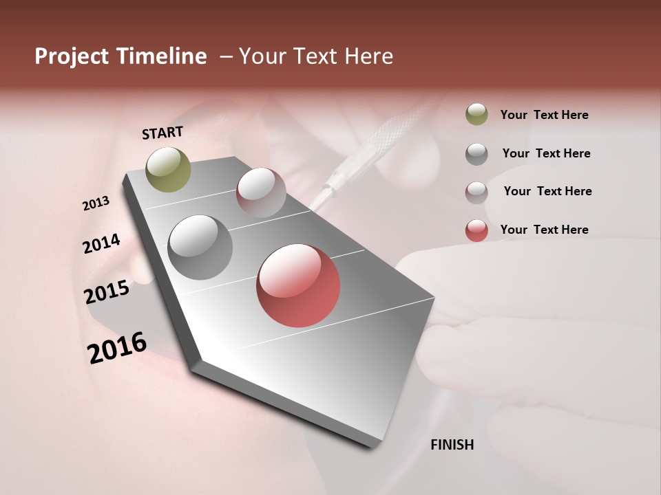 Face Inside Mouth PowerPoint Template