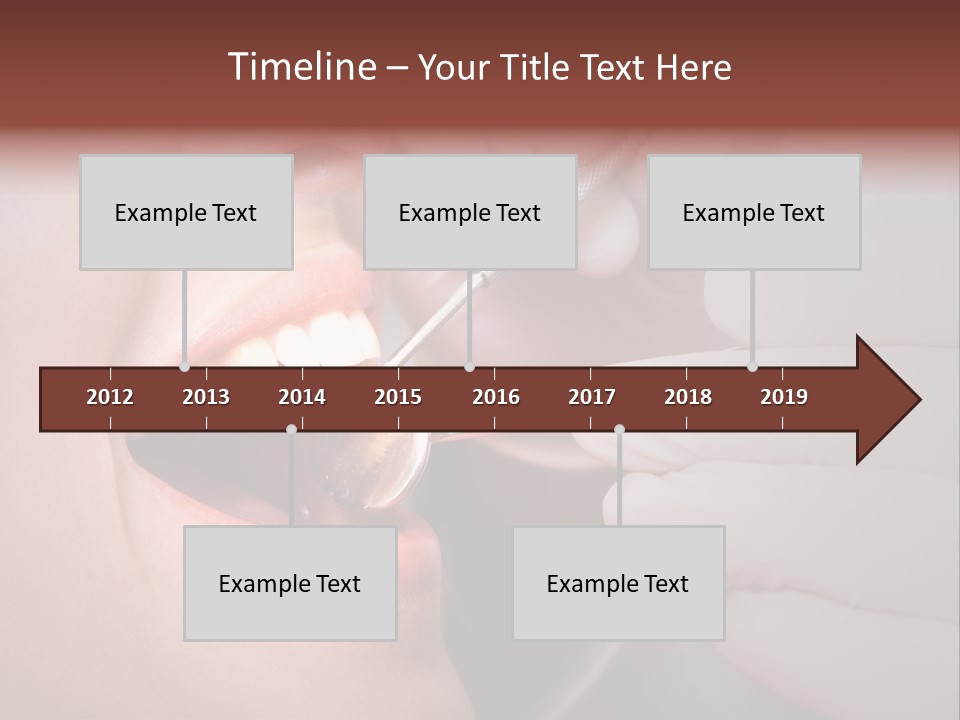 Face Inside Mouth PowerPoint Template