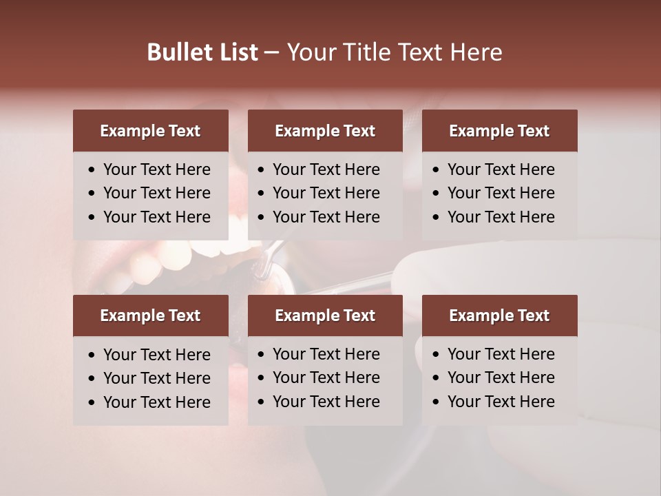 Face Inside Mouth PowerPoint Template