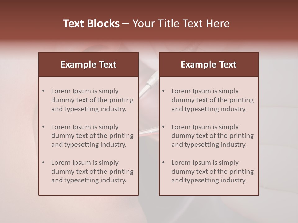 Face Inside Mouth PowerPoint Template