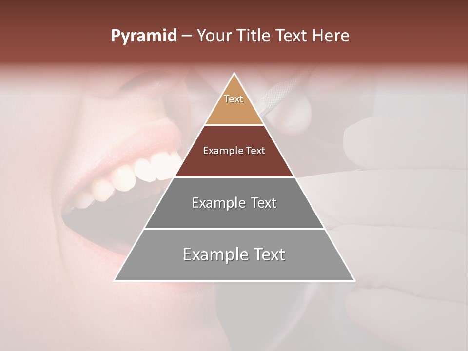 Face Inside Mouth PowerPoint Template