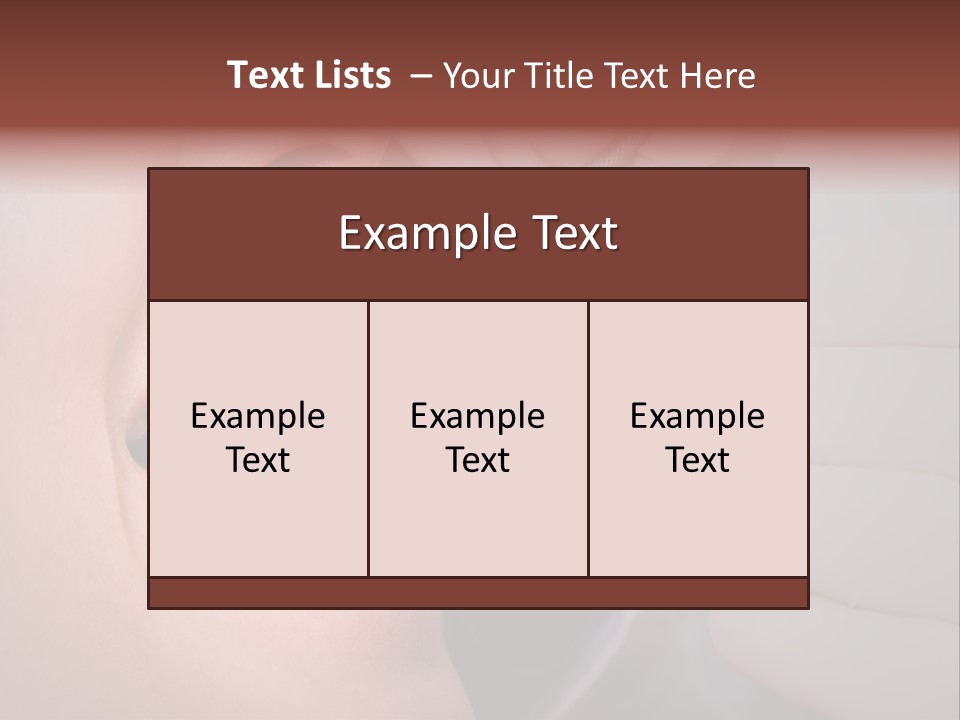 Face Inside Mouth PowerPoint Template