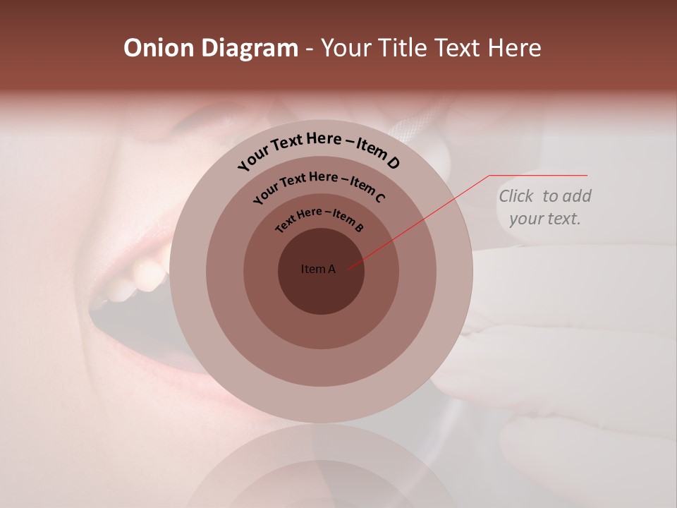 Face Inside Mouth PowerPoint Template