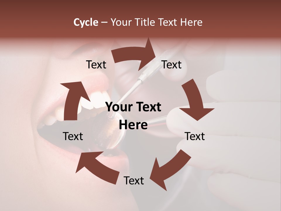 Face Inside Mouth PowerPoint Template