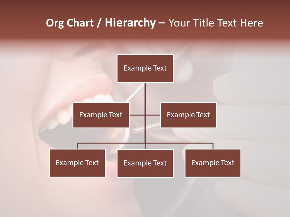 Face Inside Mouth PowerPoint Template