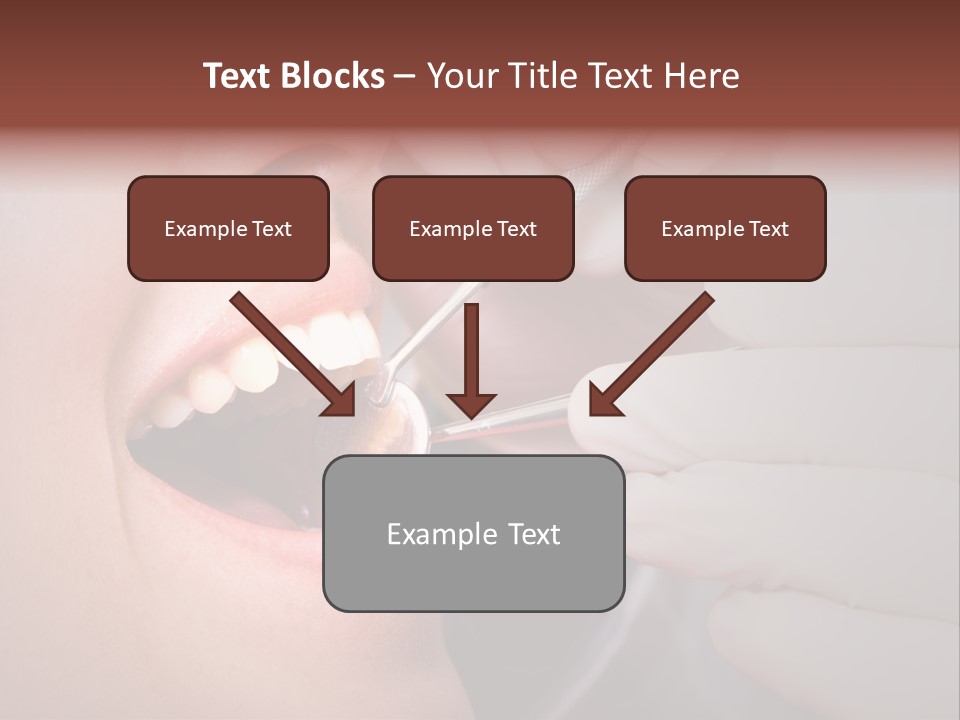 Face Inside Mouth PowerPoint Template