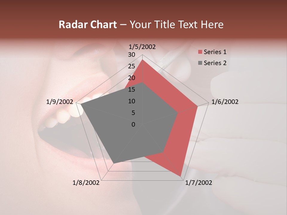 Face Inside Mouth PowerPoint Template