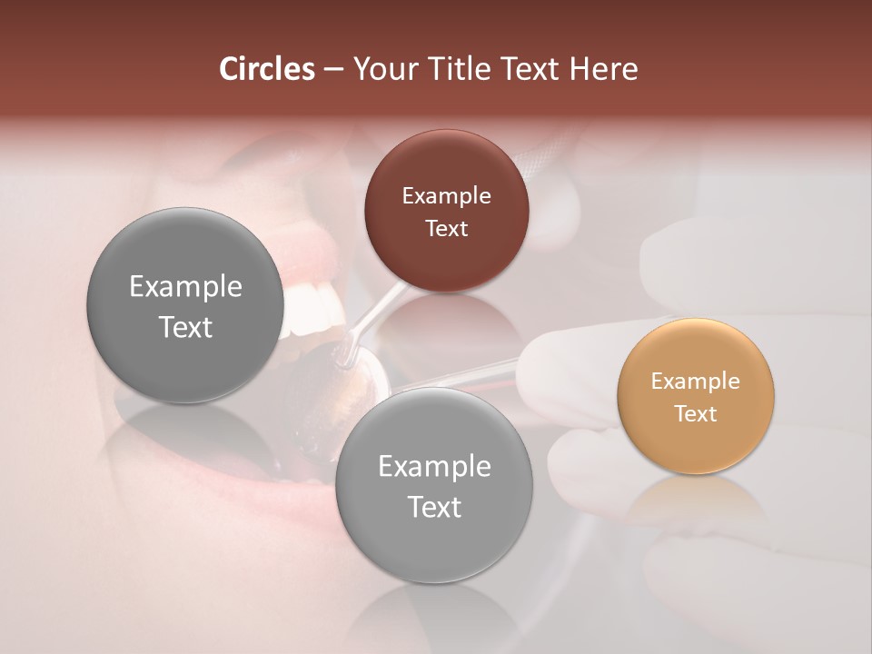 Face Inside Mouth PowerPoint Template