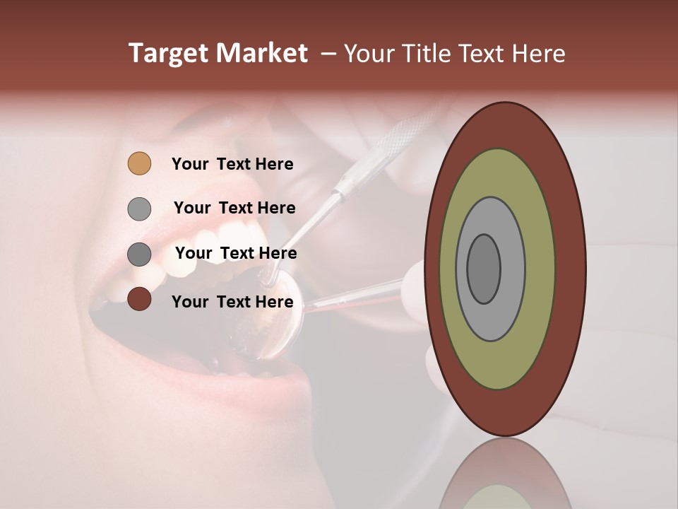 Face Inside Mouth PowerPoint Template