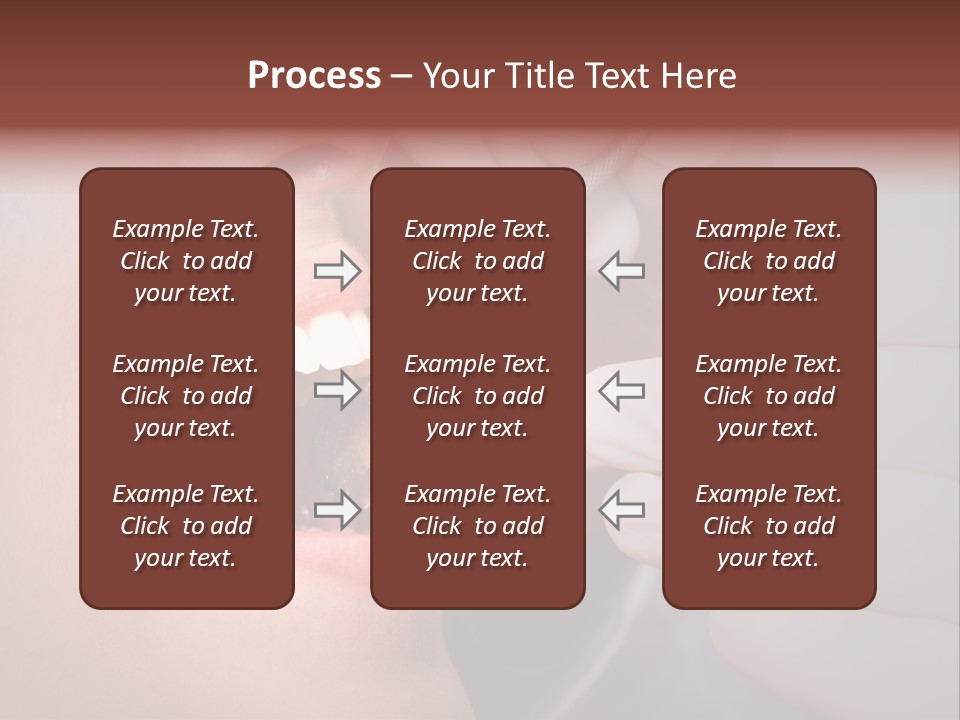 Face Inside Mouth PowerPoint Template