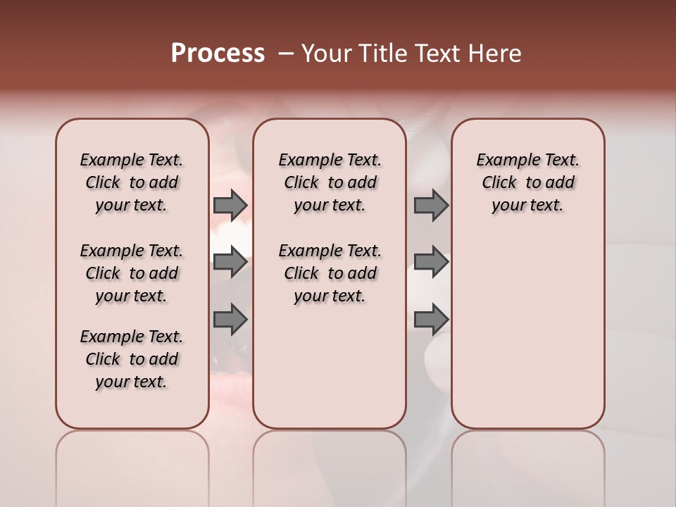 Face Inside Mouth PowerPoint Template