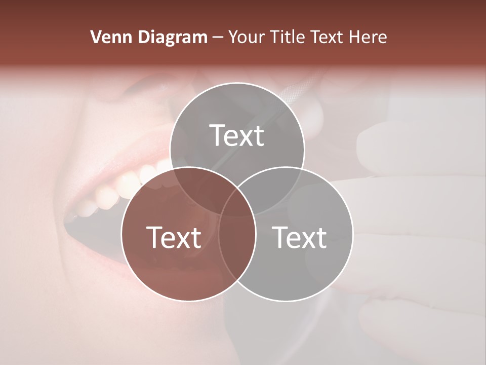 Face Inside Mouth PowerPoint Template