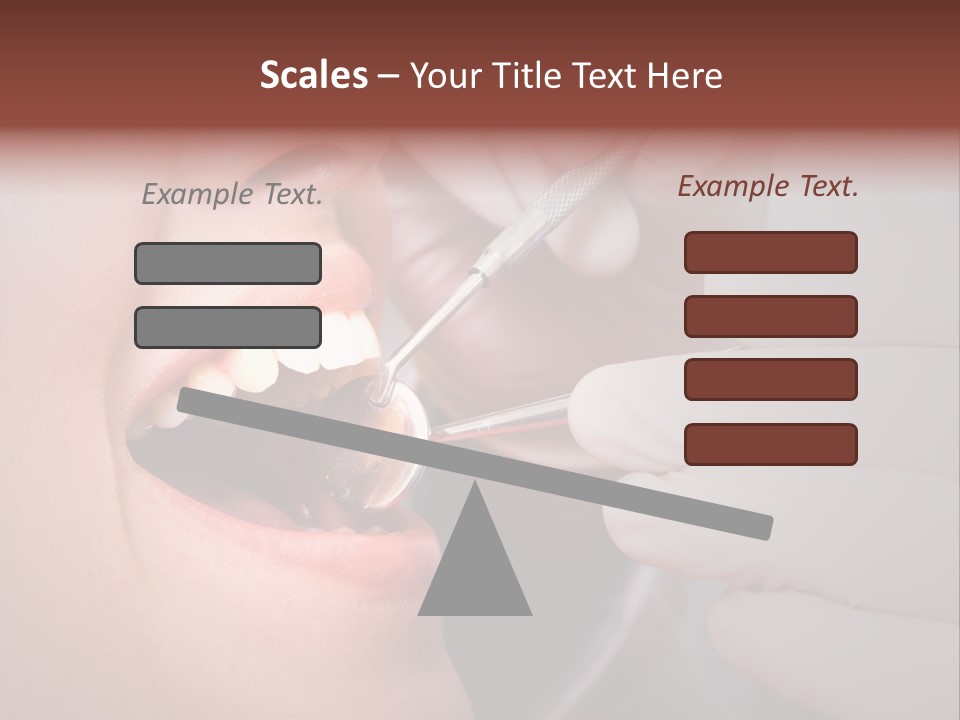 Face Inside Mouth PowerPoint Template