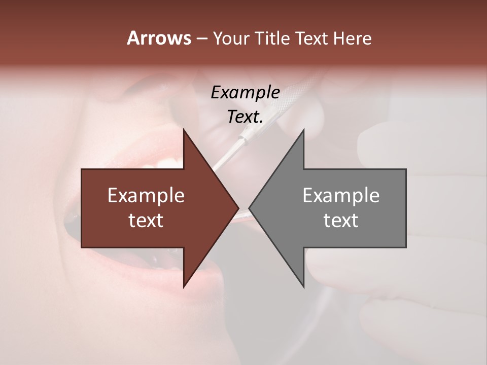 Face Inside Mouth PowerPoint Template
