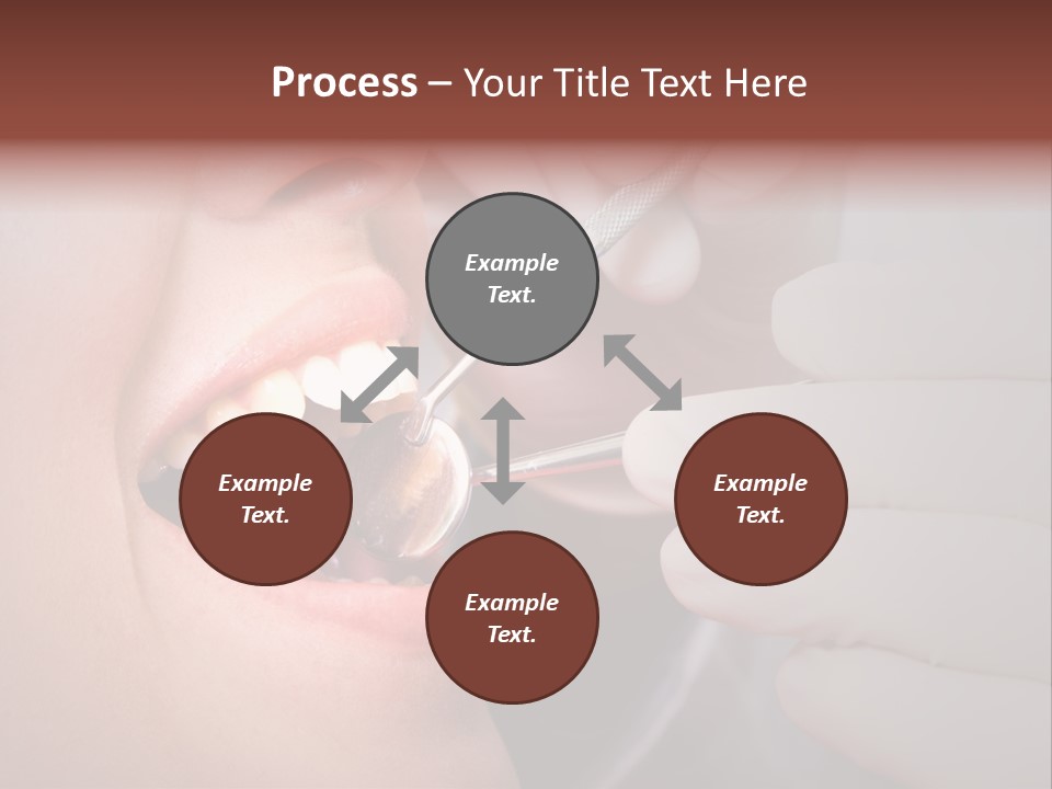 Face Inside Mouth PowerPoint Template