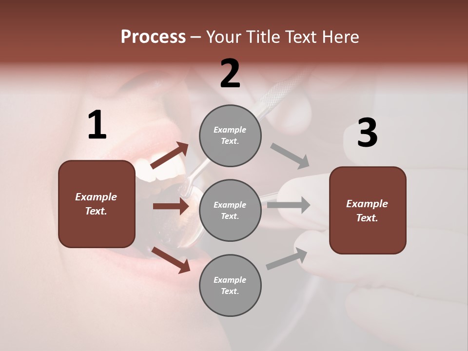 Face Inside Mouth PowerPoint Template