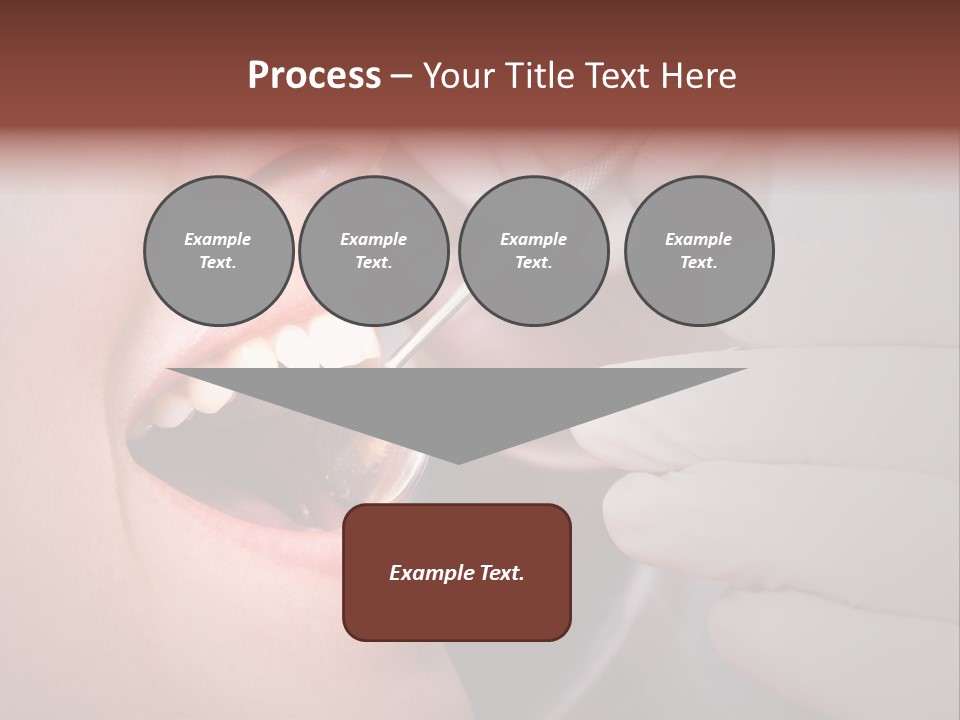 Face Inside Mouth PowerPoint Template