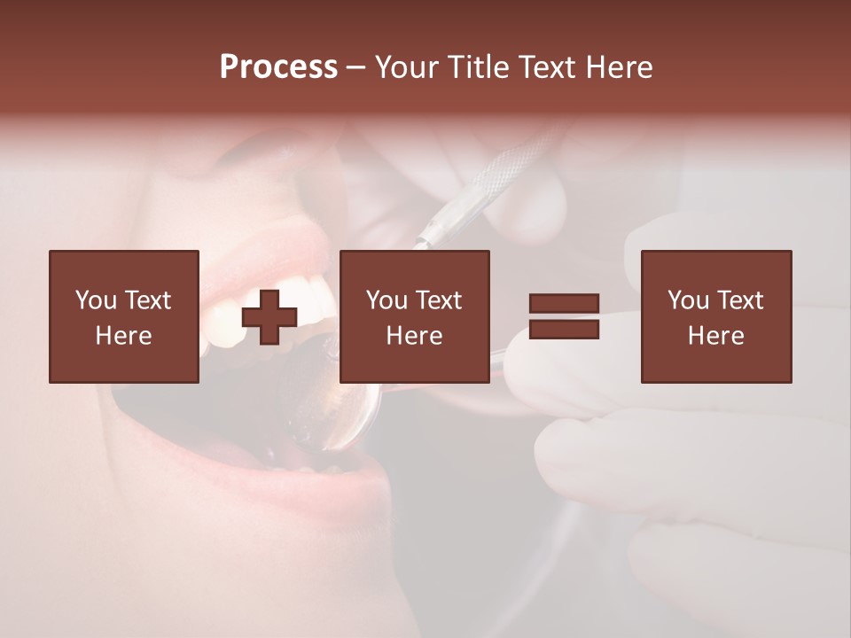 Face Inside Mouth PowerPoint Template