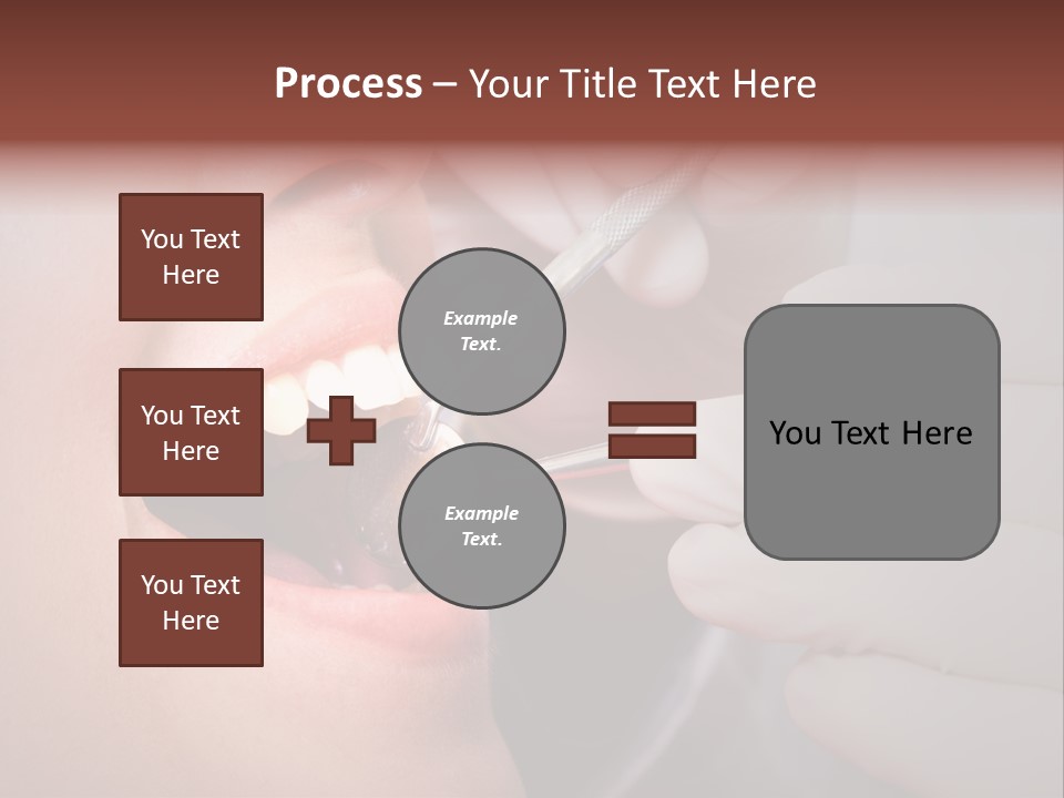 Face Inside Mouth PowerPoint Template