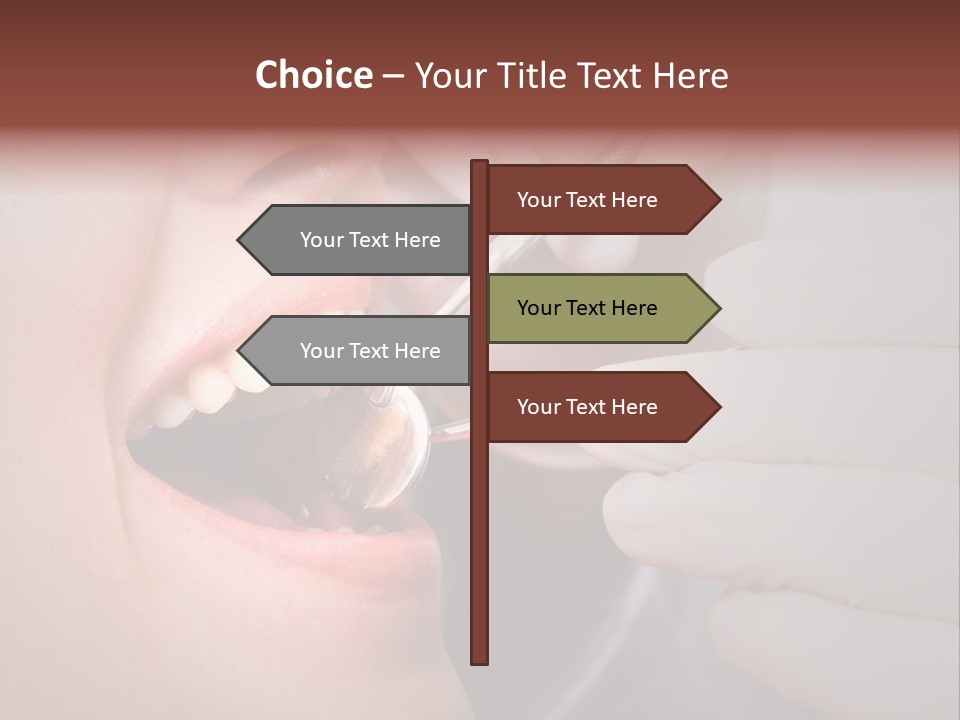 Face Inside Mouth PowerPoint Template