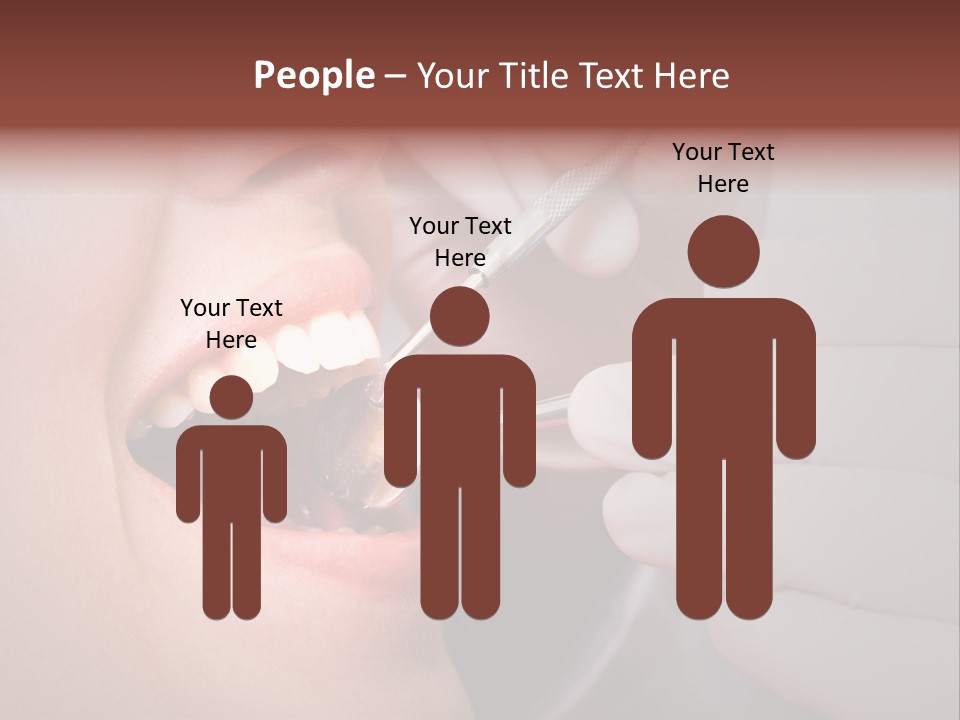 Face Inside Mouth PowerPoint Template