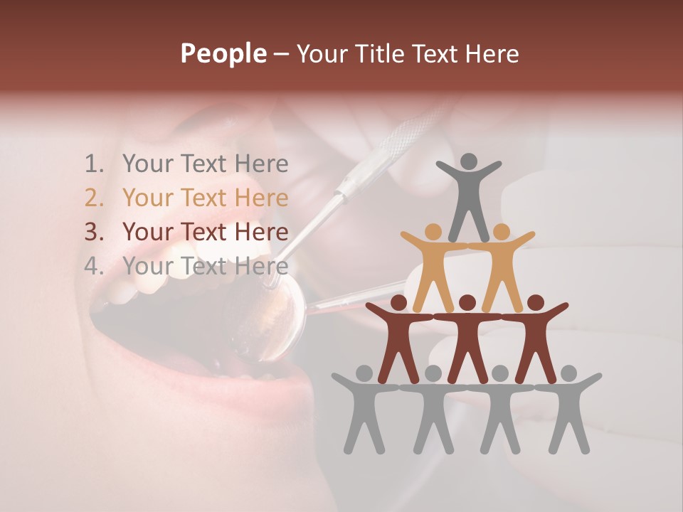 Face Inside Mouth PowerPoint Template