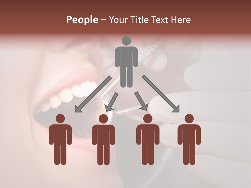 Face Inside Mouth PowerPoint Template