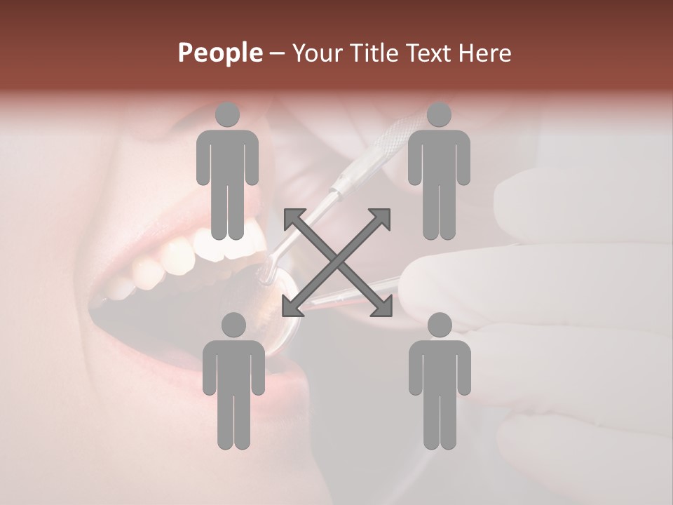 Face Inside Mouth PowerPoint Template