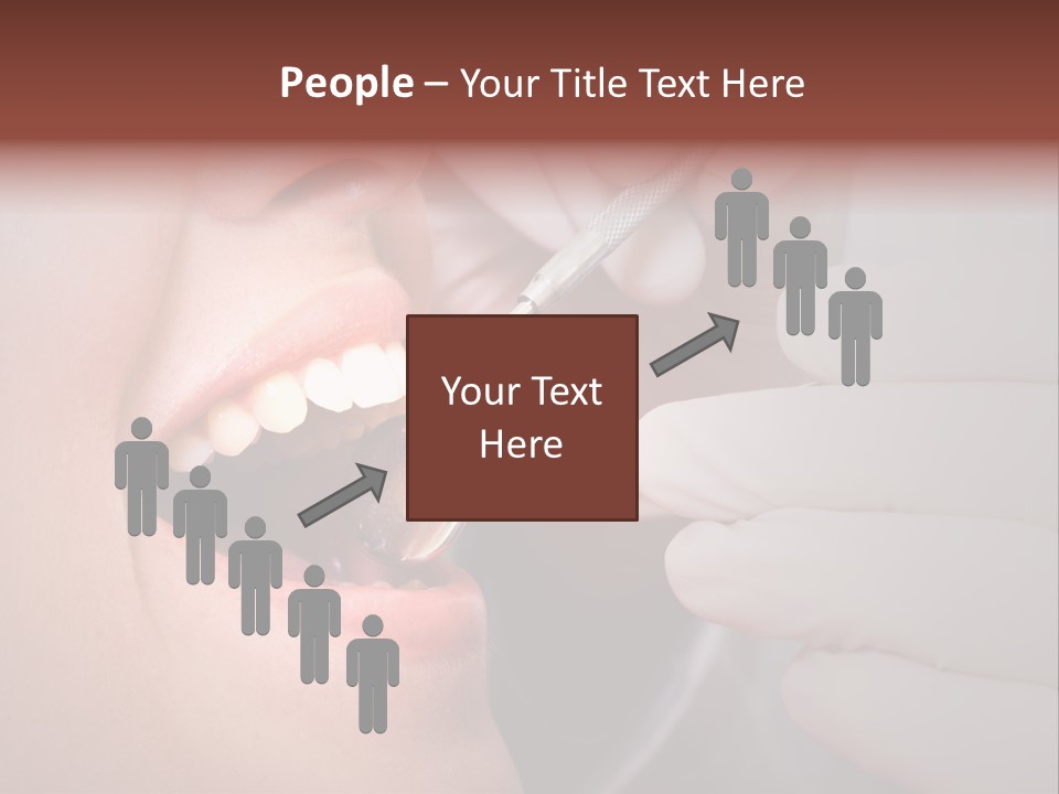Face Inside Mouth PowerPoint Template