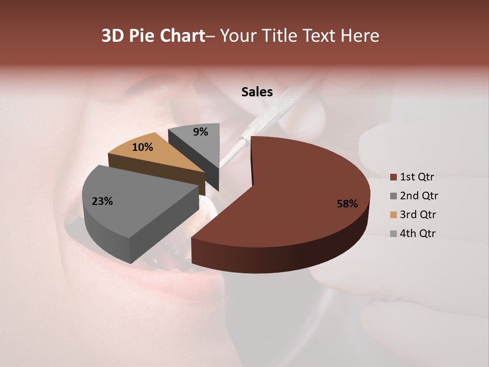 Face Inside Mouth PowerPoint Template
