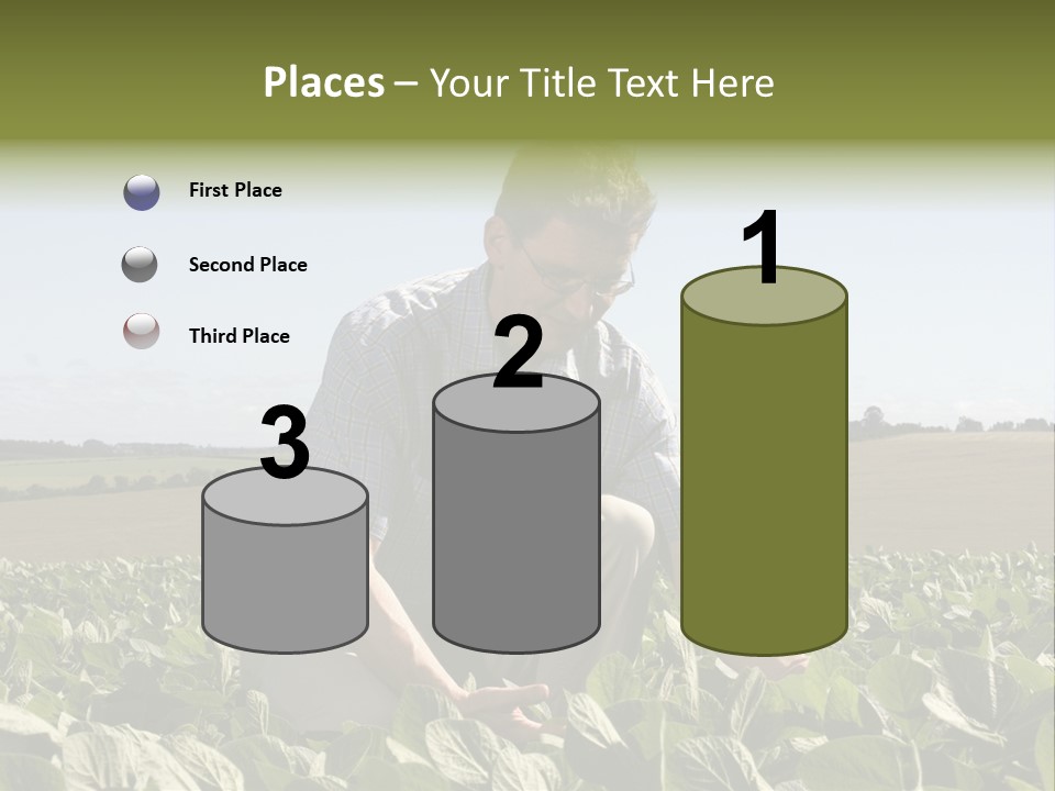 Fresh Male Plant PowerPoint Template