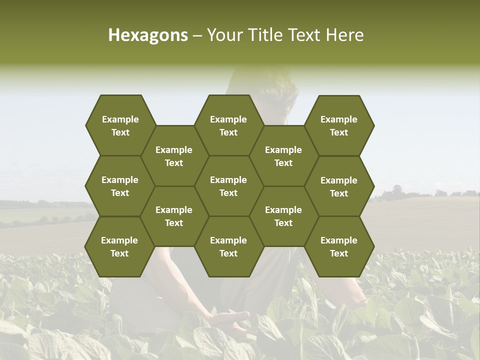 Fresh Male Plant PowerPoint Template