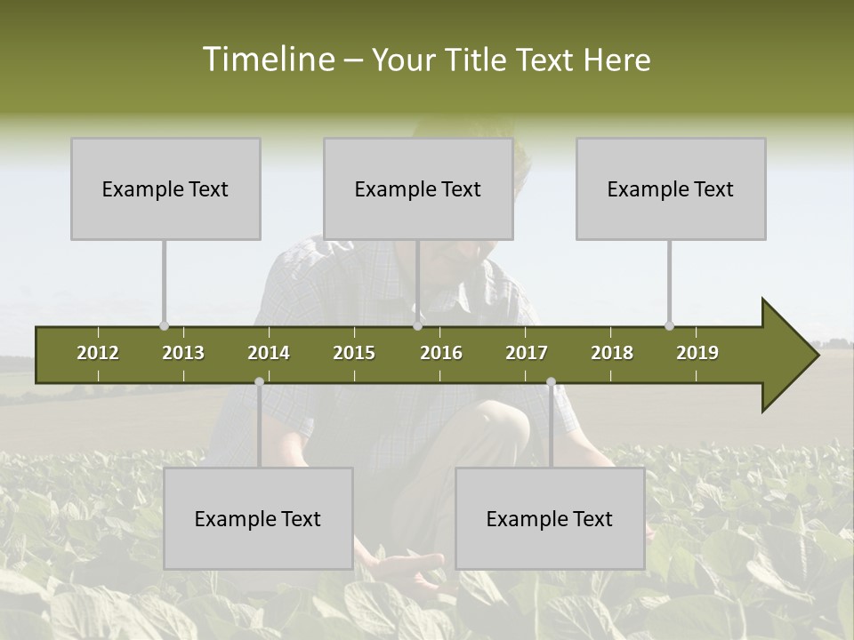 Fresh Male Plant PowerPoint Template