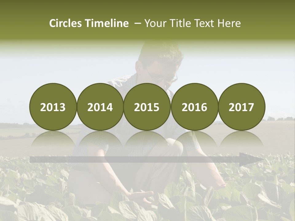 Fresh Male Plant PowerPoint Template