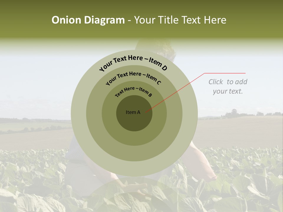 Fresh Male Plant PowerPoint Template