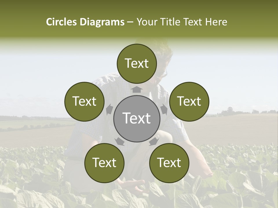 Fresh Male Plant PowerPoint Template