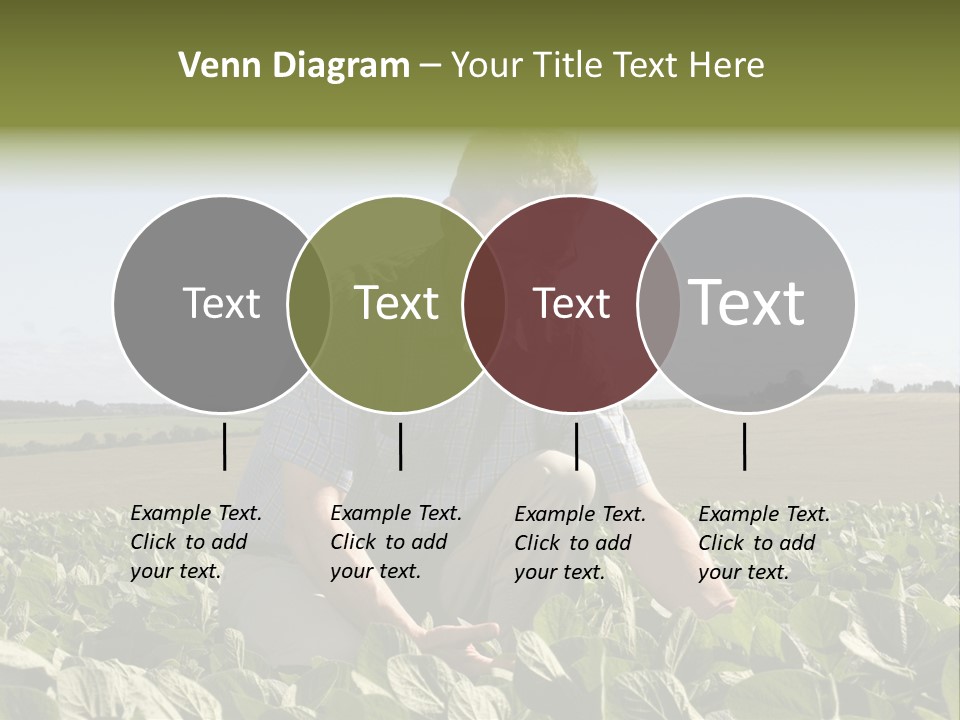 Fresh Male Plant PowerPoint Template