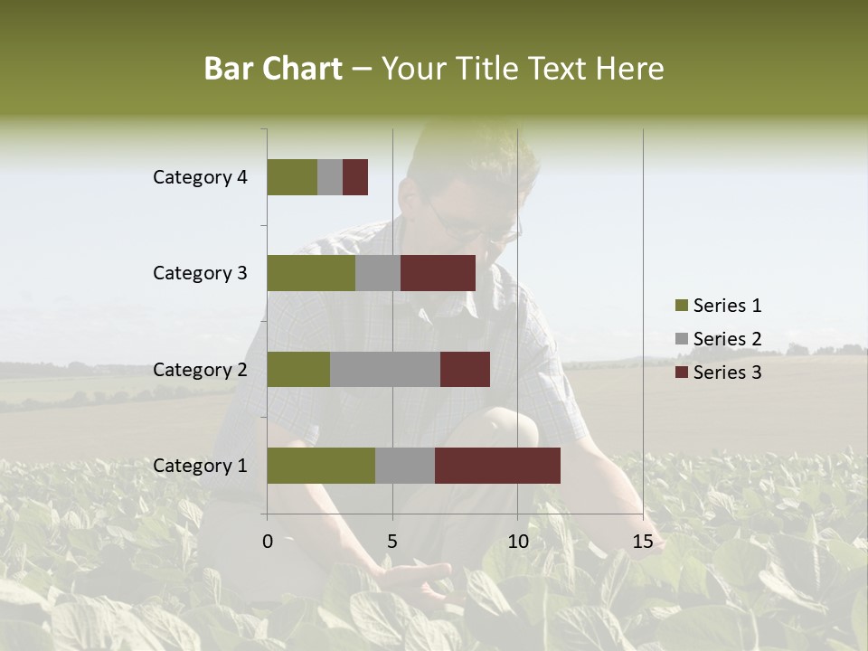 Fresh Male Plant PowerPoint Template