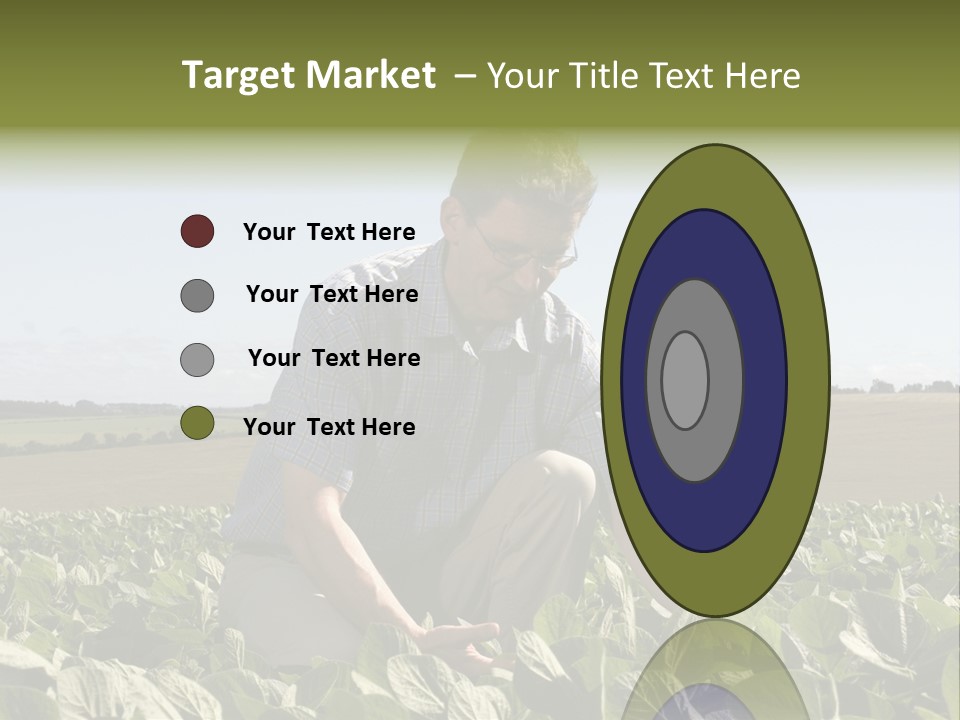 Fresh Male Plant PowerPoint Template