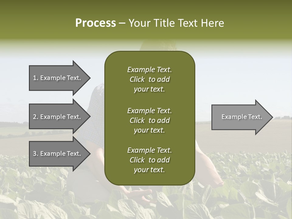 Fresh Male Plant PowerPoint Template