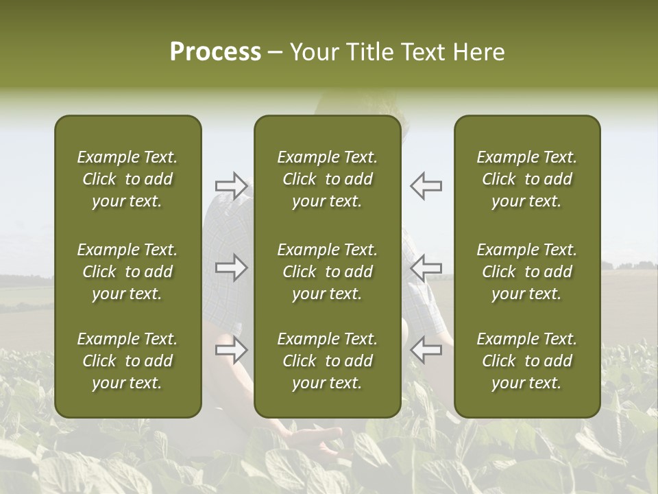 Fresh Male Plant PowerPoint Template