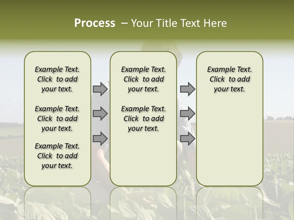 Fresh Male Plant PowerPoint Template