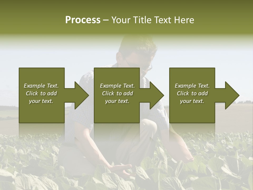 Fresh Male Plant PowerPoint Template