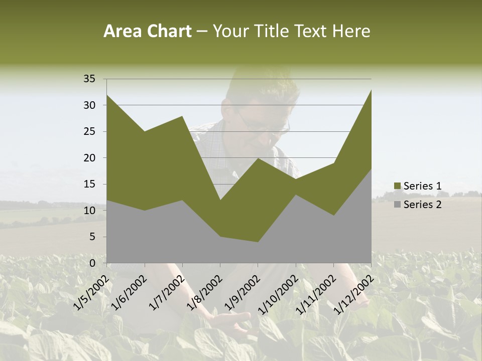Fresh Male Plant PowerPoint Template