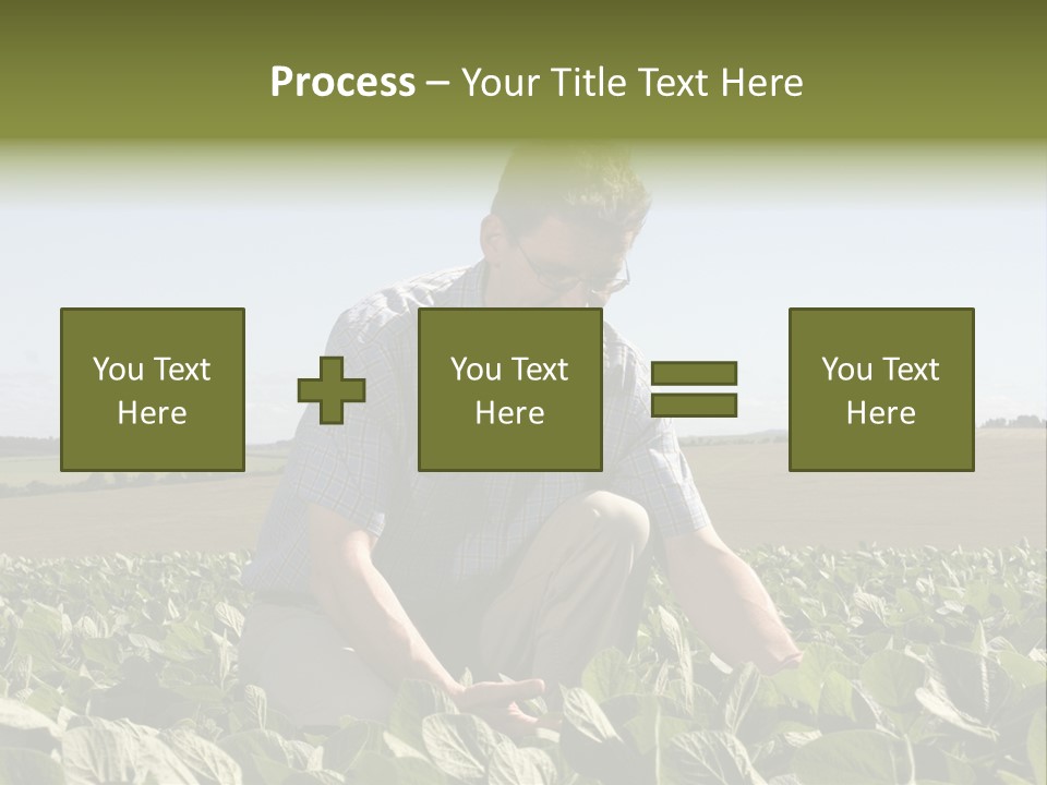 Fresh Male Plant PowerPoint Template