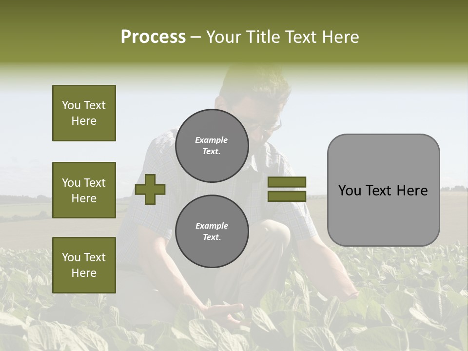 Fresh Male Plant PowerPoint Template