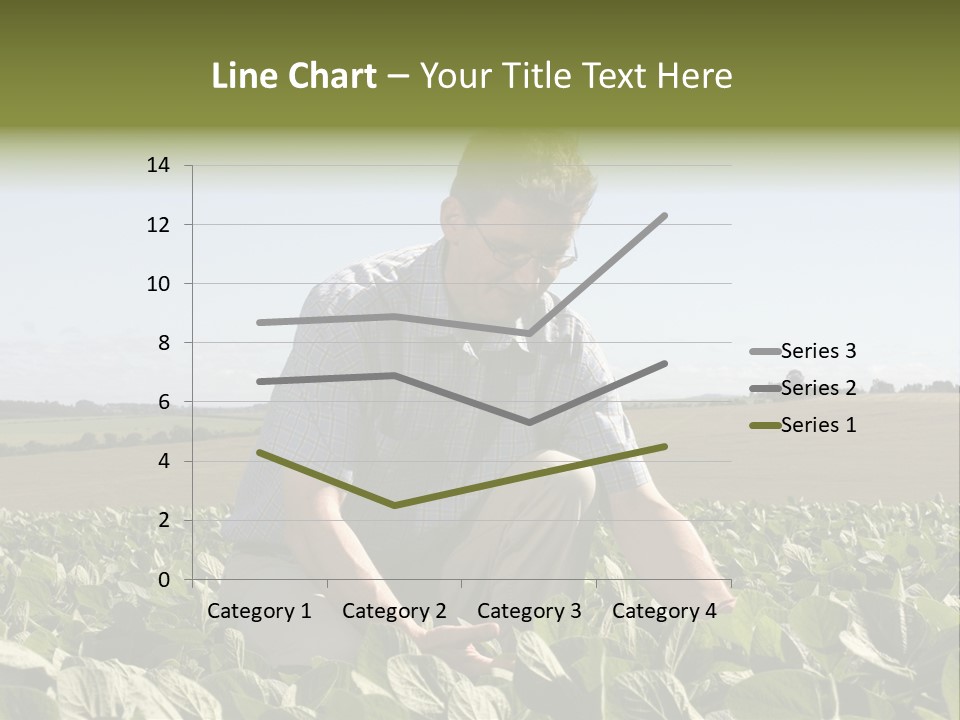 Fresh Male Plant PowerPoint Template