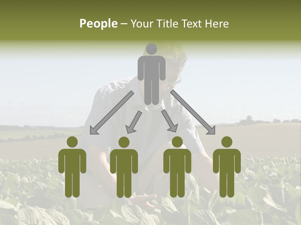 Fresh Male Plant PowerPoint Template