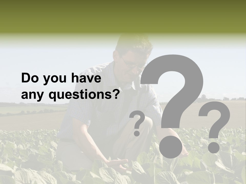 Fresh Male Plant PowerPoint Template