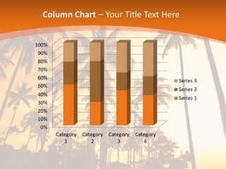 Beach Sunlight Evening PowerPoint Template